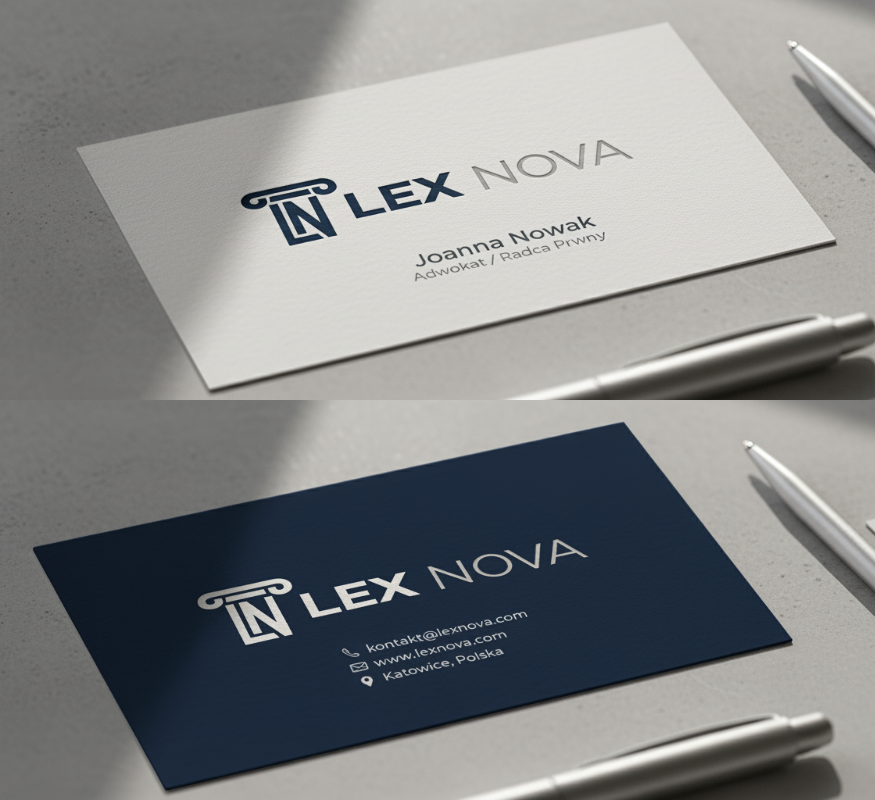 Mockup minimalistycznej wizytówki